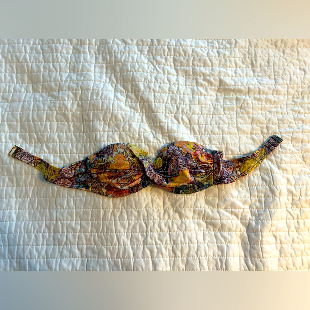 Victoria's Secret Multicolor Paisley Bikini Top